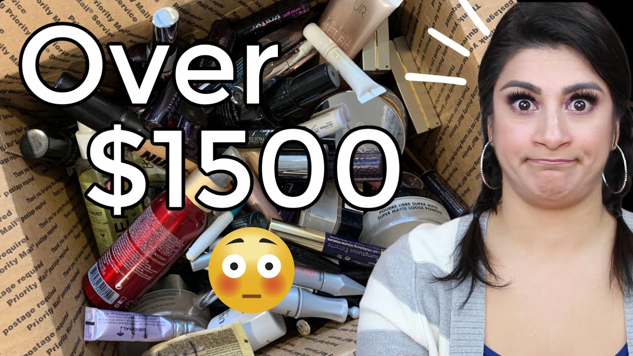 1 Year's Worth of Makeup Empties | OVER $1500 OF TRASH