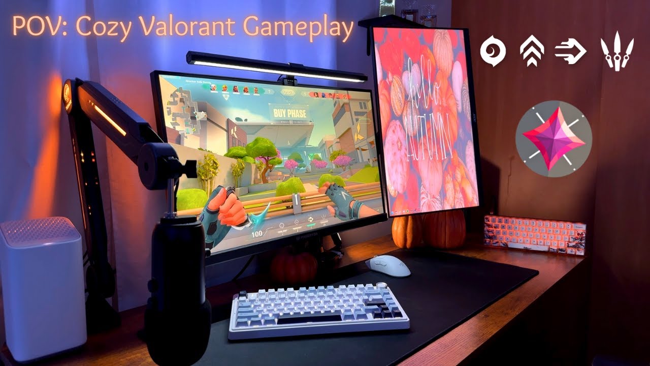 Cozy Autumn Vibes 🍂 | Relaxed & Satisfying Valorant POV Gameplay 🌙