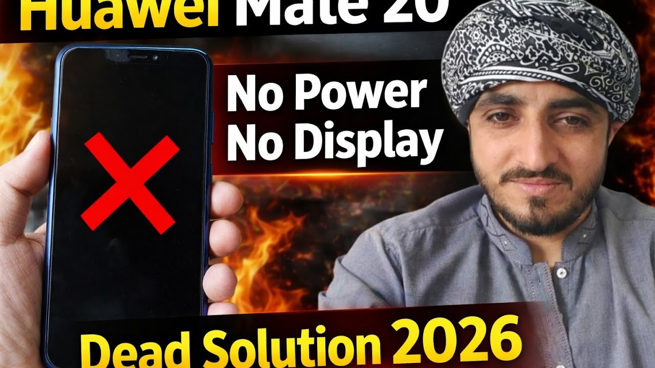 Huawei Mate 20 Dead Problem Solved in 10 Minutes 🔥