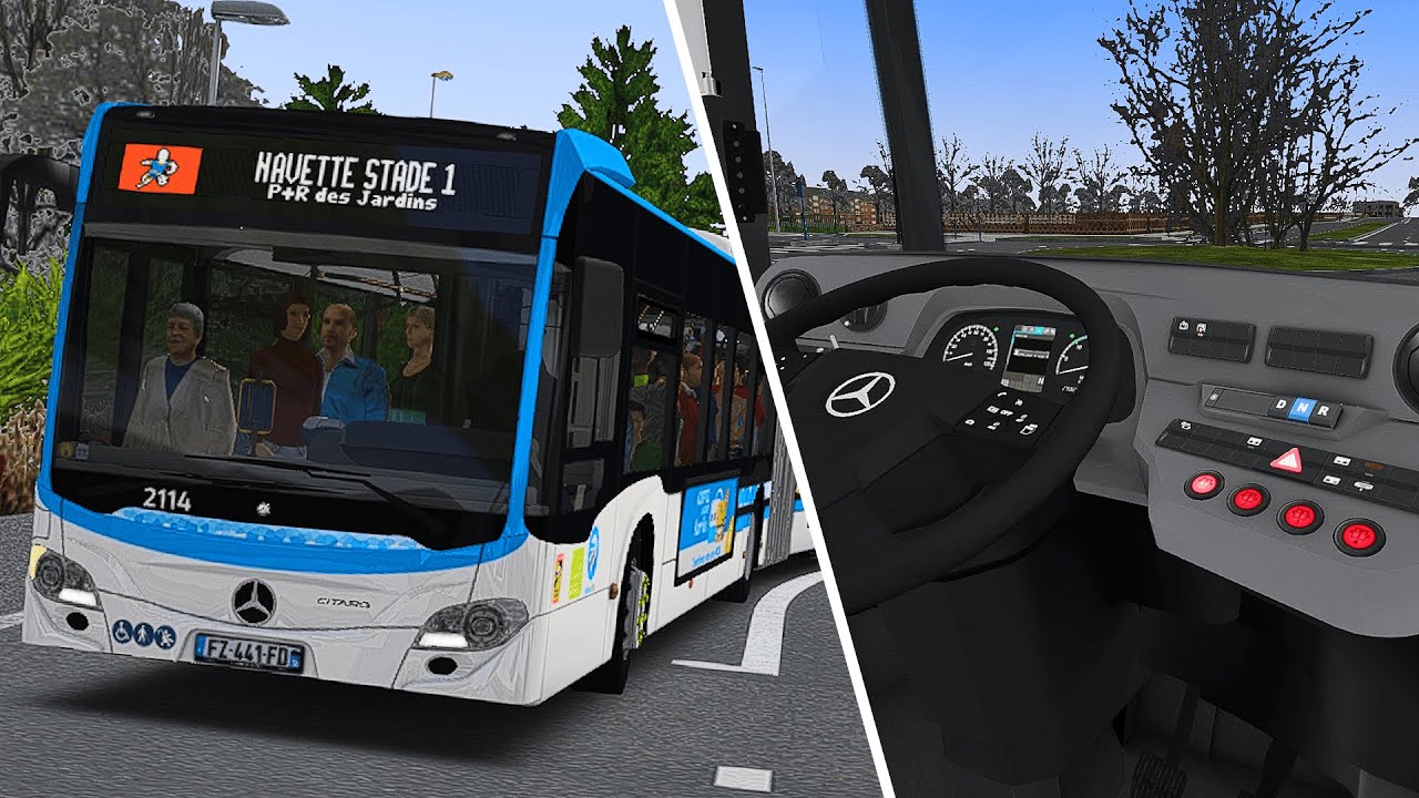 OMSI 2 Saint-Servan v3 | Navette Stade P+R Ronoé ⇄ P+R Ronoé | Mercedes-Benz Citaro C2G €6.