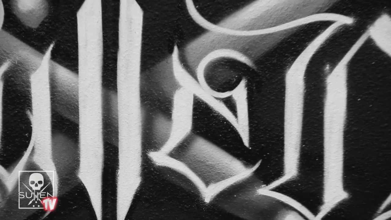 Fresh Paint - Mural By Kalm One SKA on  the Sullen TV wall at the Sullen Art Collective HQ