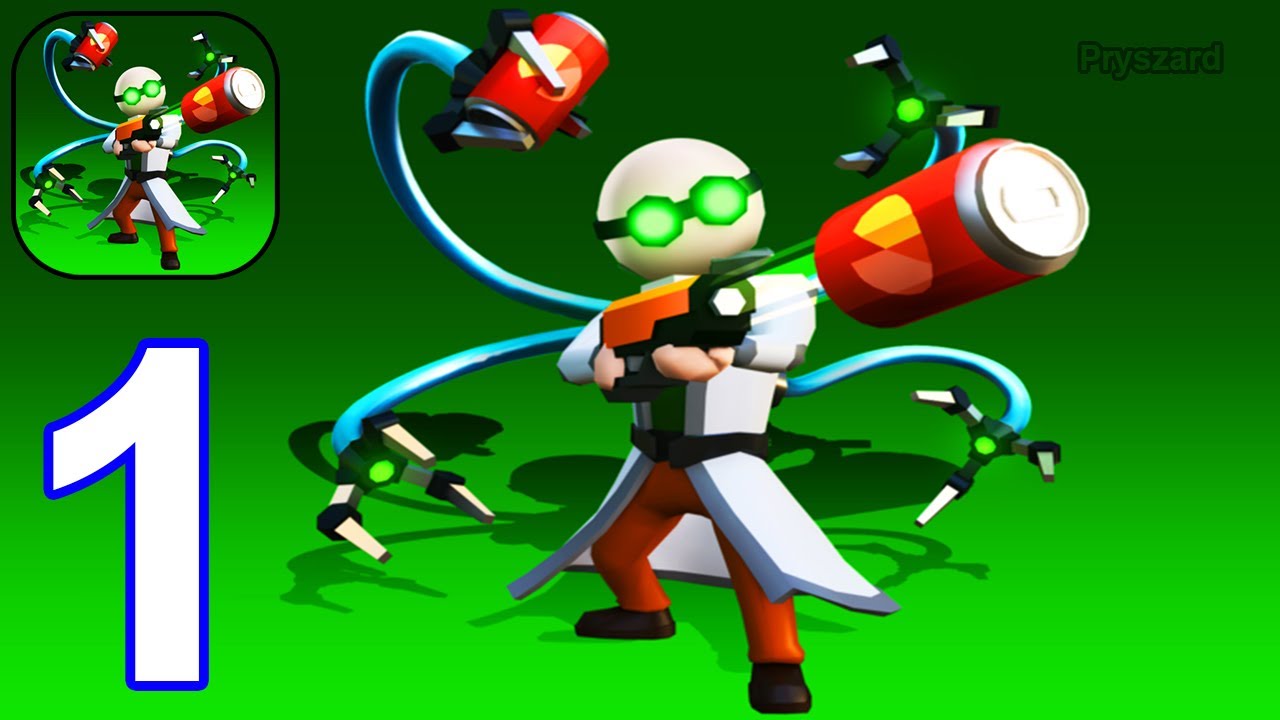 Arms Gunner - Gameplay Walkthrough Part 1 Tutorial All Levels 1-12 Shooting Game (iOS, Android)