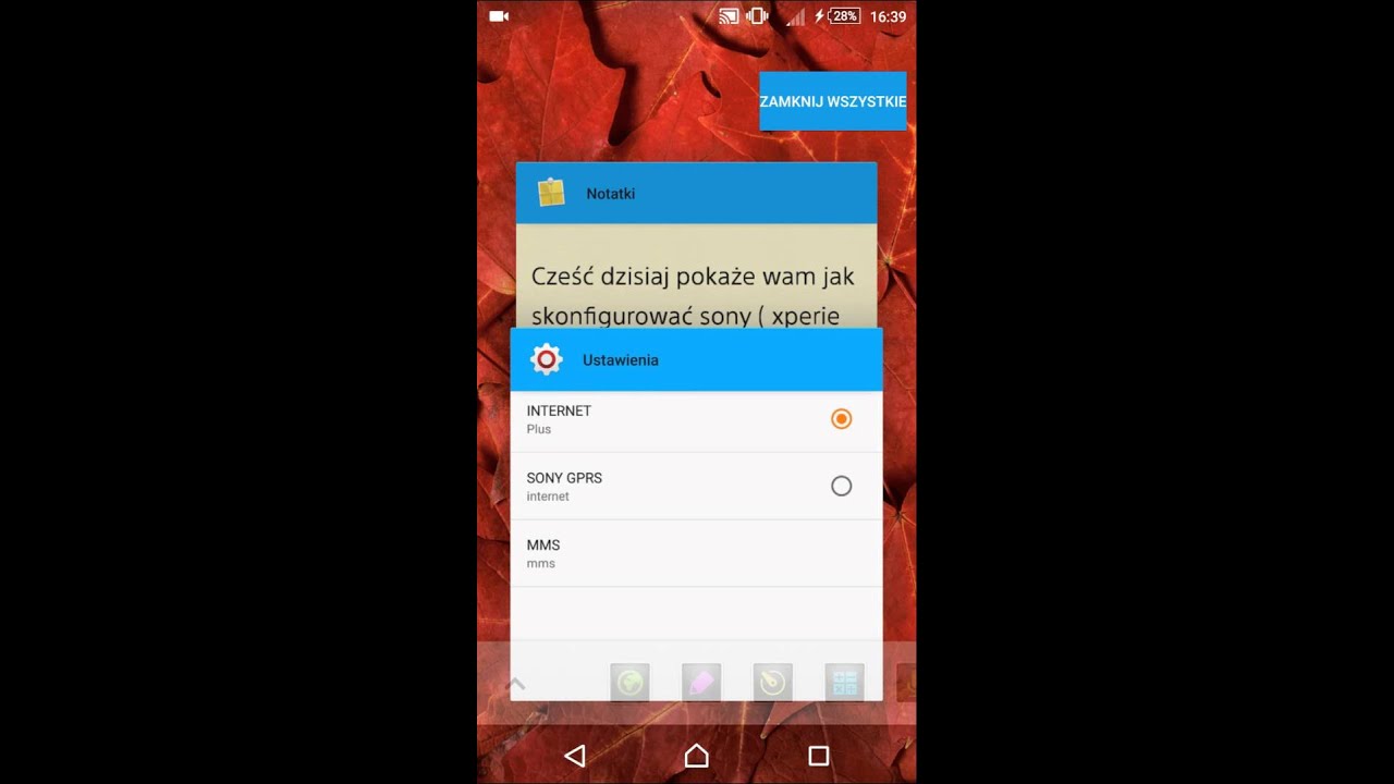 Jak naprawić Internet Lte w plusie sony (xperia z)