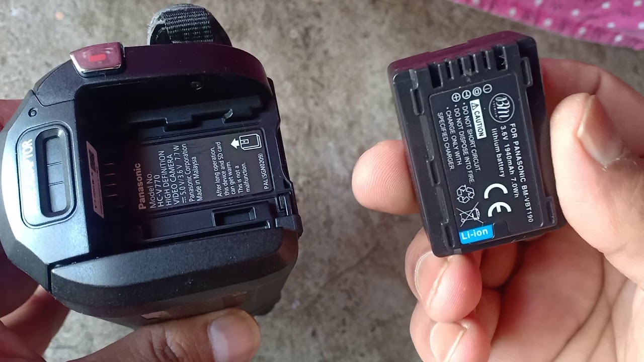 Panasonic hc-v770 handycam super