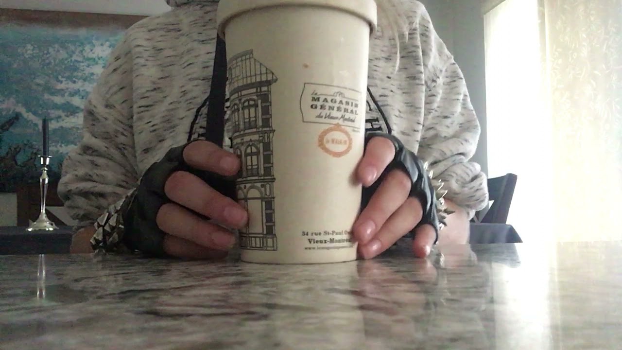 My First ASMR Video :) [Whispering, tapping, scratching, mouth sounds]