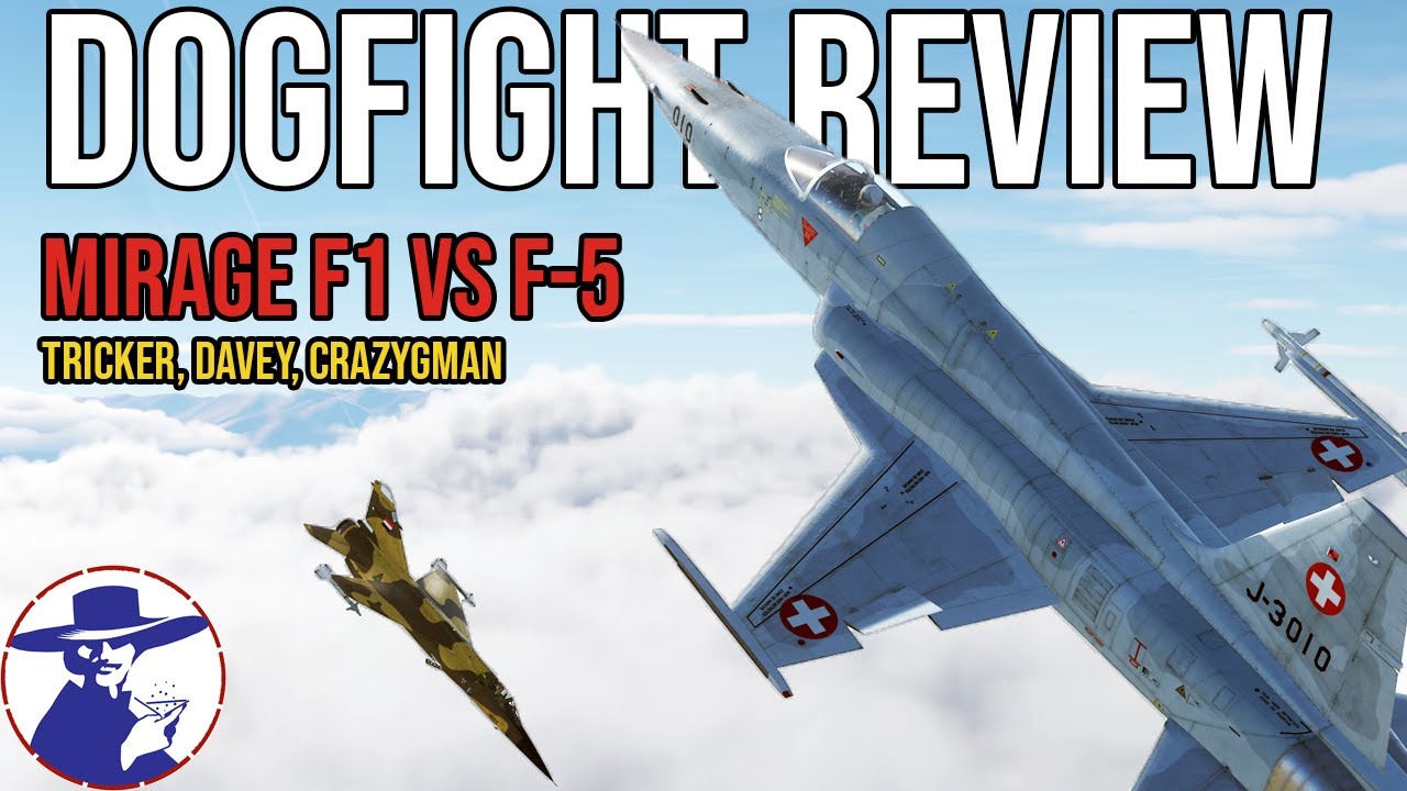 DCS Multiplayer Dogfight Review: F-5 vs Mirage F1 - Tricker, Davey & Gman, Ace Files Review #9
