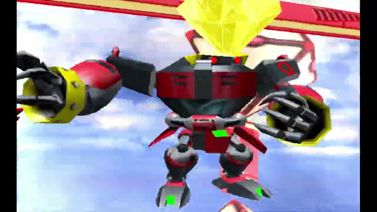 Sonic Heroes All Special Stage Emerald Challenges with E-123 Omega Only