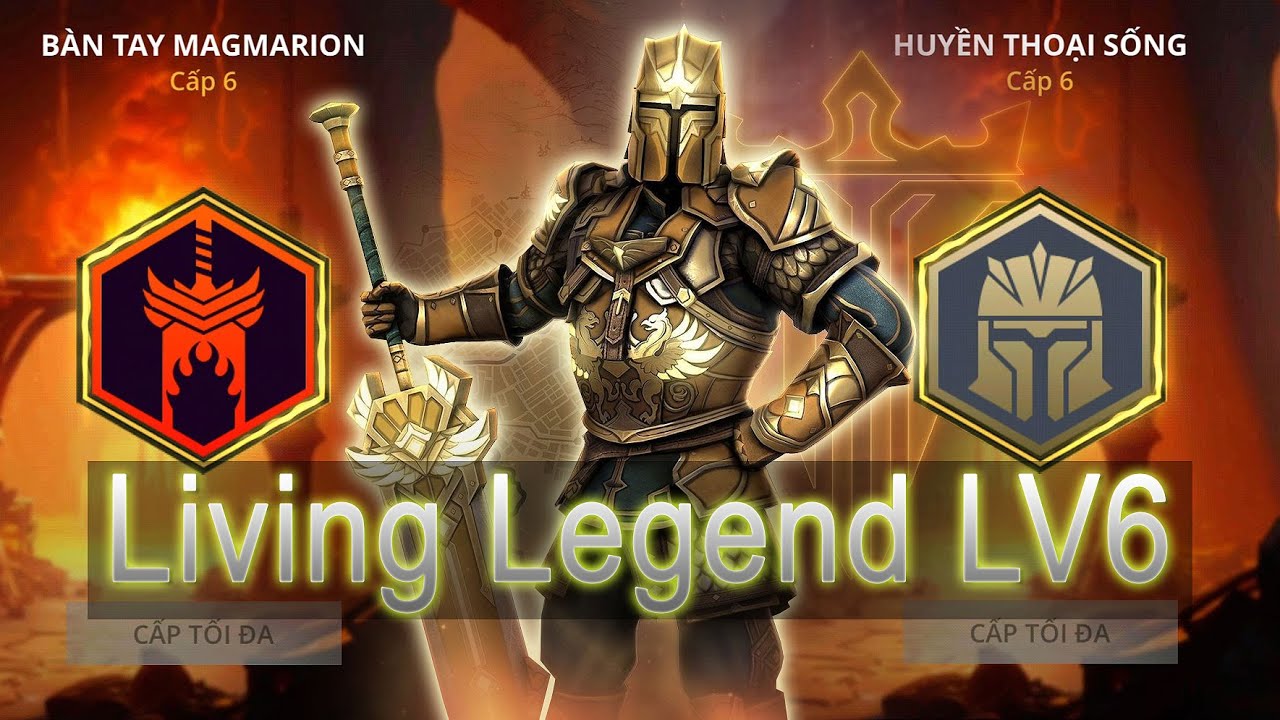 Shadow Fight 3: Living Legend & Hand of Magmarion Lv6 vs Stranger & Destroyer of The Epochs Boss