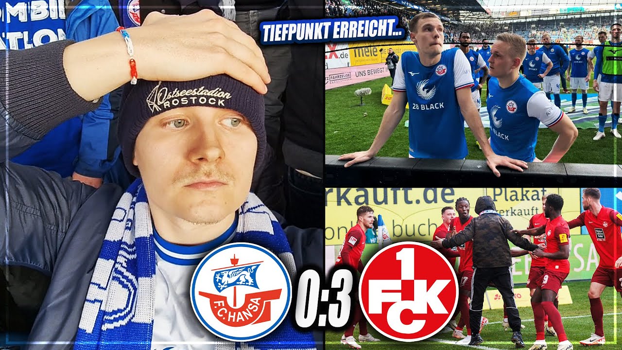 TOTALER TIEFPUNKT IM ABSTIEGSKAMPF... Hansa Rostock - Kaiserslautern Stadion Vlog | Flitzer & Chaos