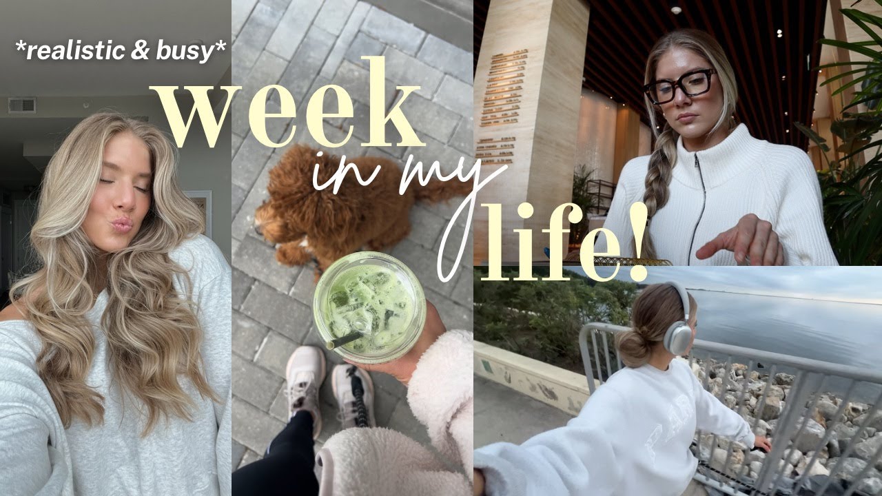 WEEK IN MY LIFE: busy work week, a very emotional chat, getting a haircut + at-home nails!