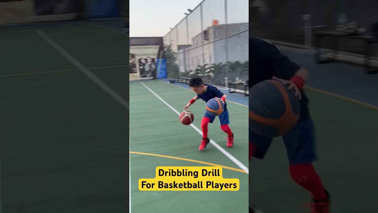 Dribbling Drill to Improve Basketball Players Ball Handling Skill for Kids