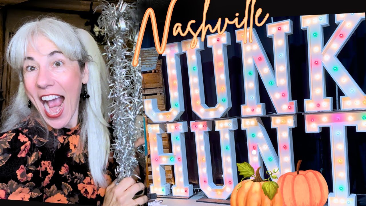 Давайте отправимся за антиквариатом на GREAT JUNK HUNT в Нэшвилле, штат Теннесси.