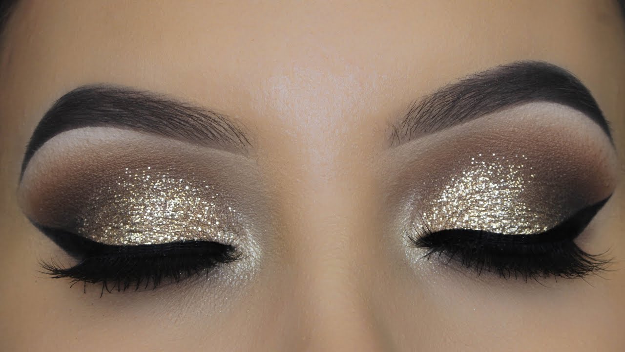 Classic Glitter Eye Makeup tutorial | Timeless Eyelook