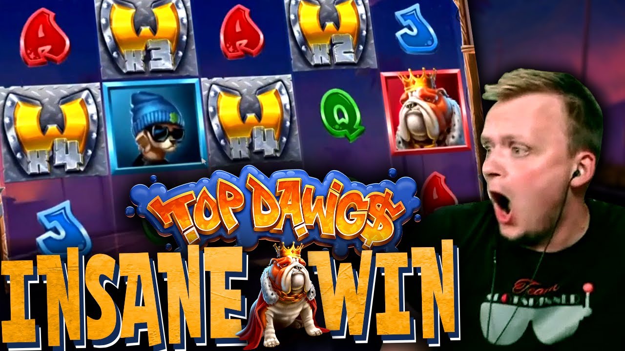 RECORD BIG WIN on Top Dawgs Slot! (Suddenly pays MASSIVE)