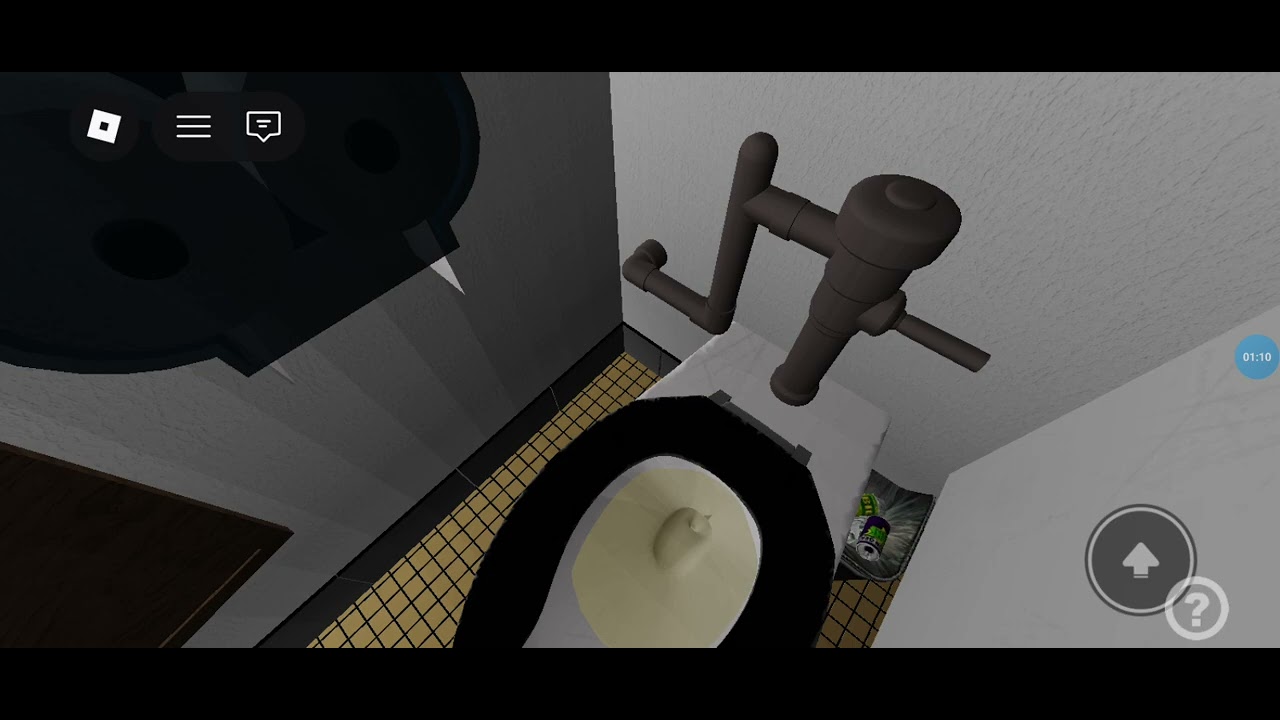 Office building mens and women's restroom
