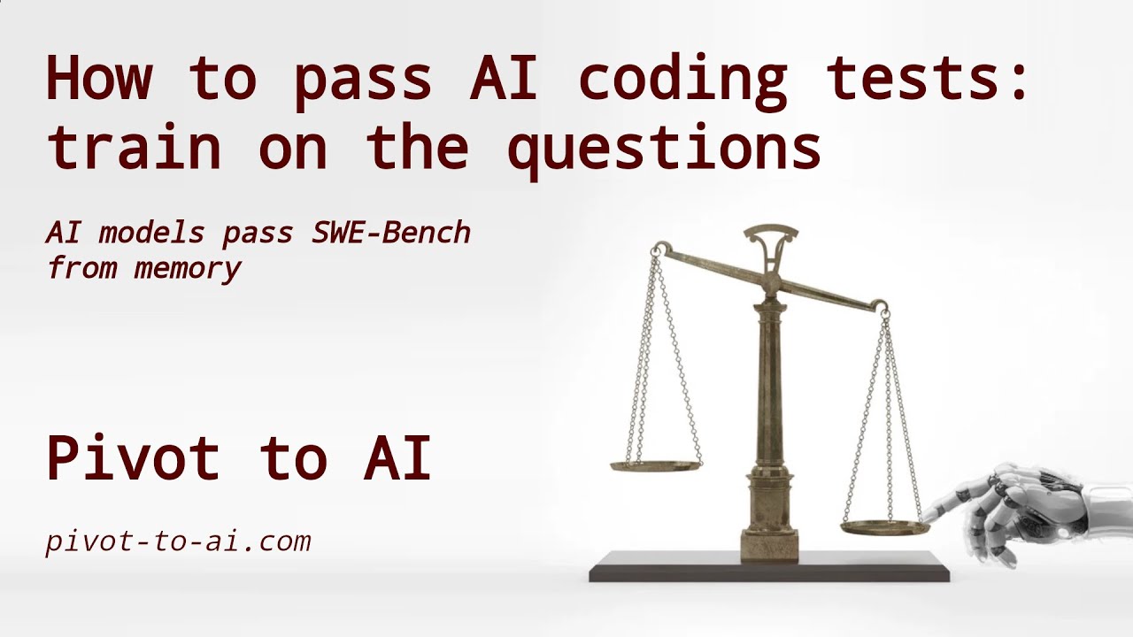 How to pass an AI coding benchmark: train on the questions