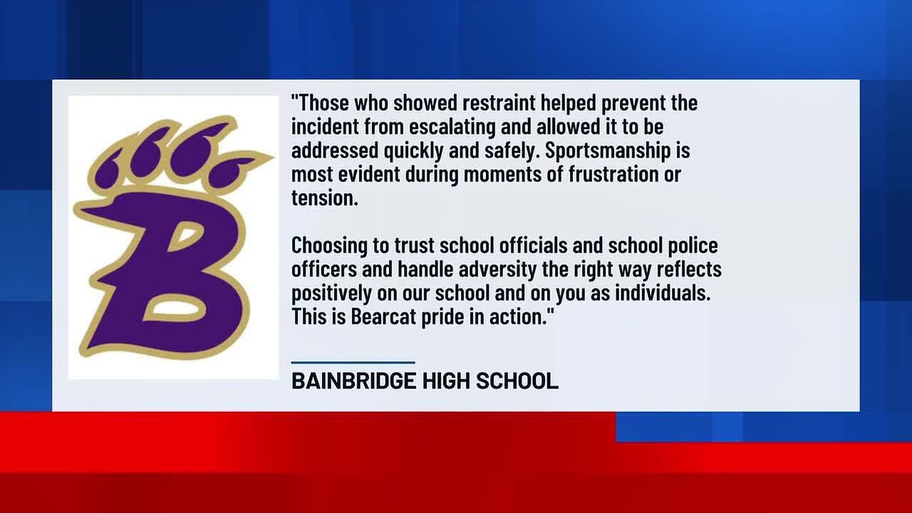 Bainbridge High School addresses basketball game brawl