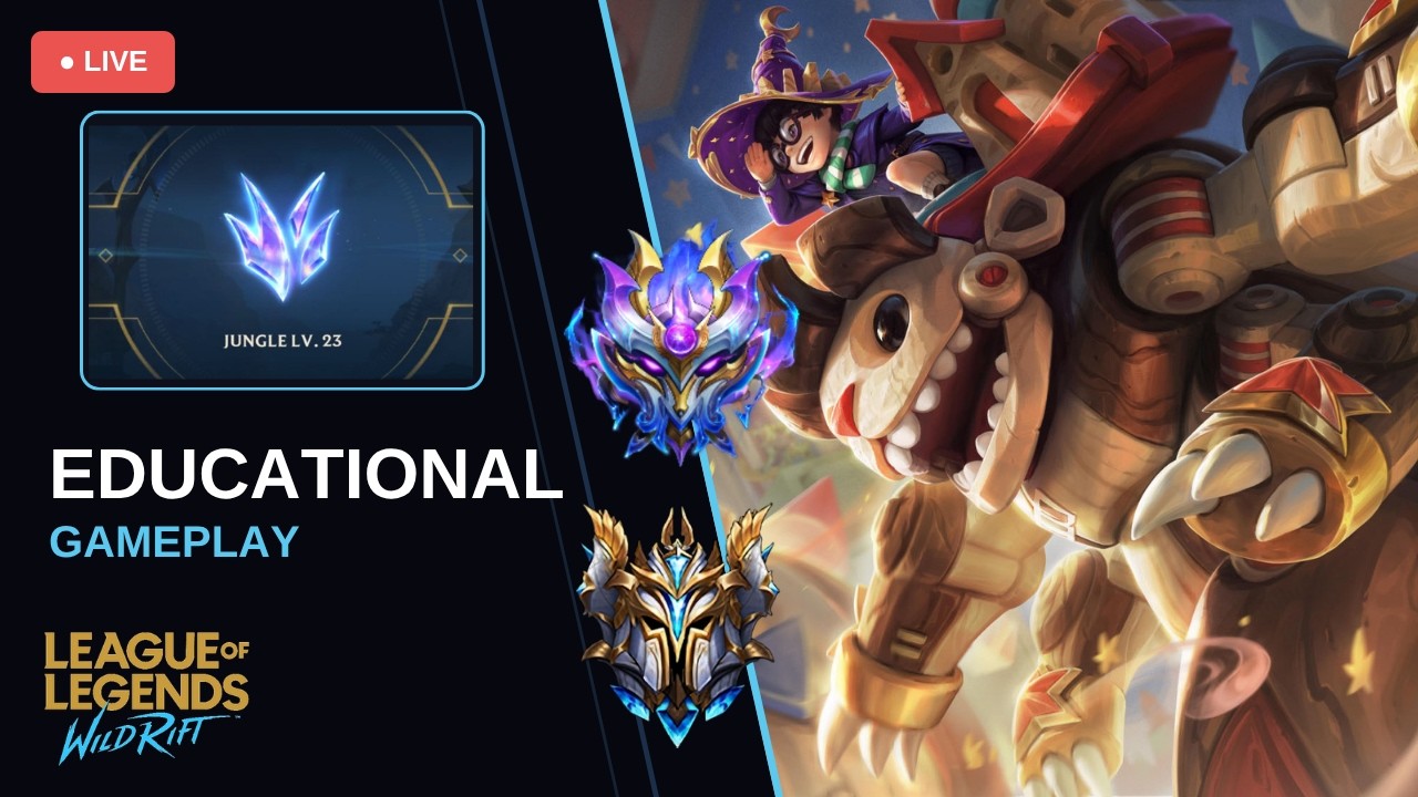 CHALLY 76 MARKS START - EDUCATIONAL JUNGLE GAMEPLAY  -!discord !tierlist
