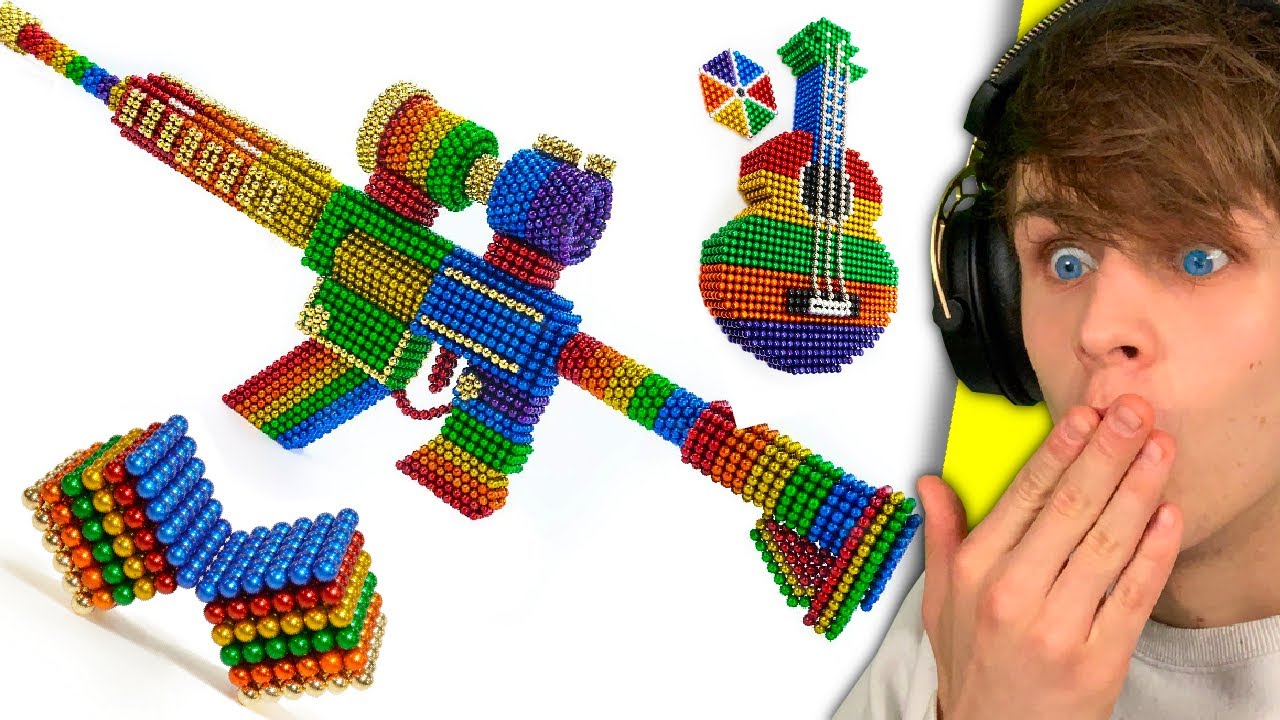 Luxusní ZBRANĚ z MAGNETU?!