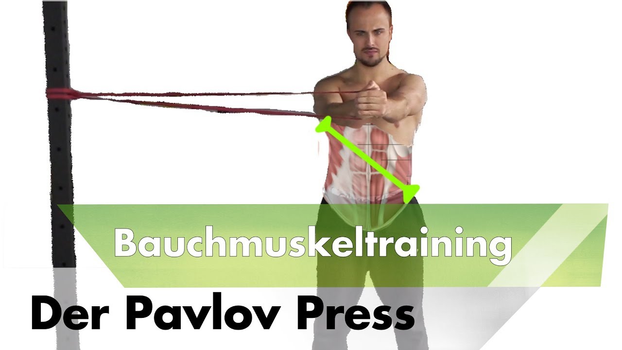 Der Pavlov/ Pallof Press | Funktionelles Bauchmuskeltraining