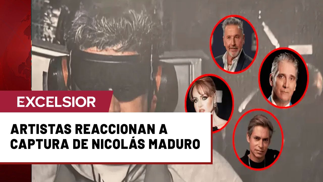 Artistas reaccionan a la captura de Nicolás Maduro