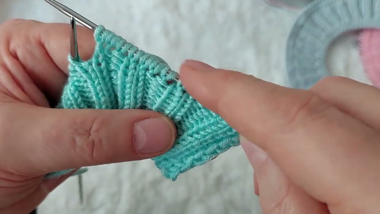 Örgü Teknikleri (Torba Lastik, Çift Lastik)