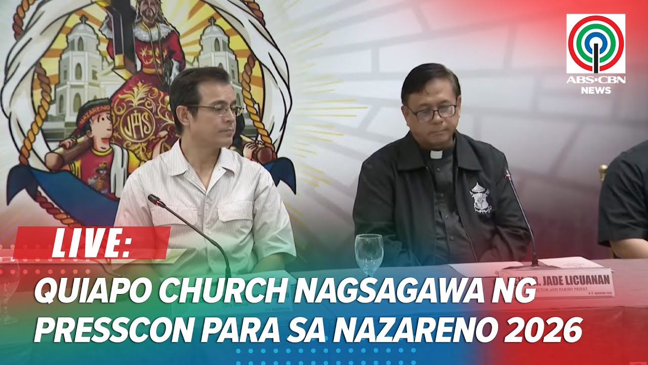 LIVE: Minor Basilica and National Shrine of Jesus Nazareno holds press briefing