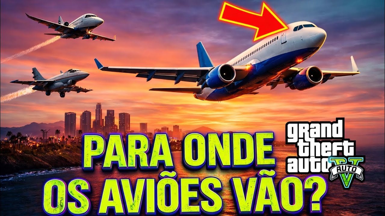 Para Onde Os Avião Vão Aqui No GTA 5 ??
