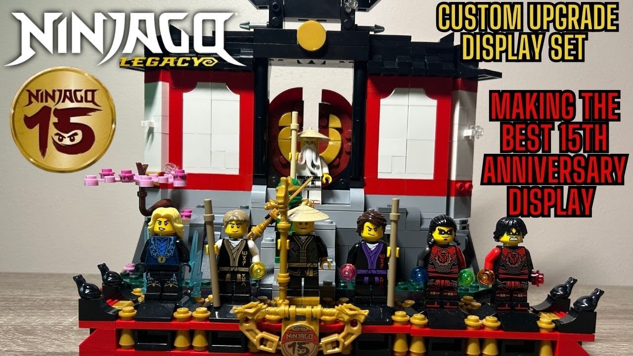 Ninjago Legacy Custom Upgrade Display Set | Making The Best 15th Anniversary Display | Part 1???