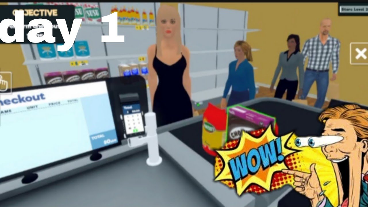 Op gaming video supermarket simulator