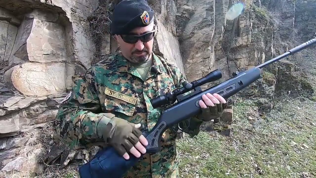 პნევმატური თოფი 4,5მმ  ჰატსან სტრაიკერ 1000ვ  harsan straiker 1000w