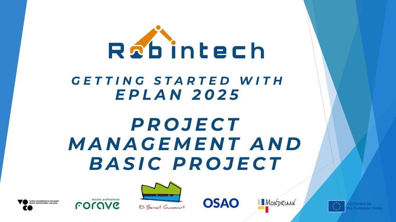 EPLAN 2025. Part 6: Project Management and Basic Project/// ROBINTECH /