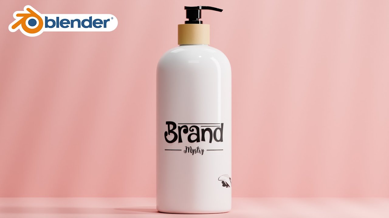 Shampoo bottle modeling tutorial in blender 4 0 1 step by step