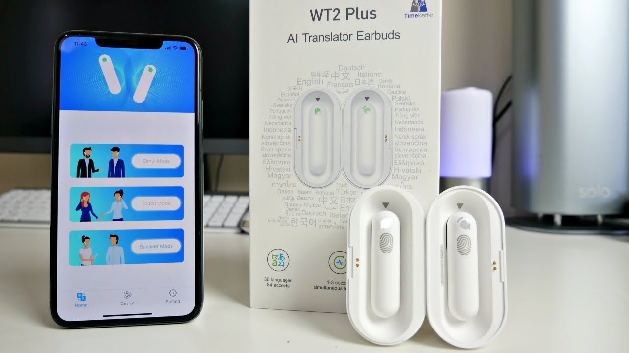 World's First AI Translation Earbuds - WT2 PLUS / Very Impressive
