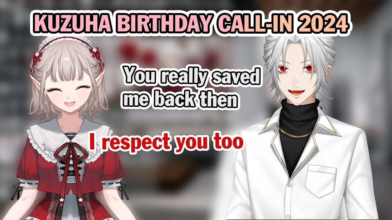 Kuzuha Opens Up to Elu on his Birthday Totsu【Nijisanji】(Engsub)