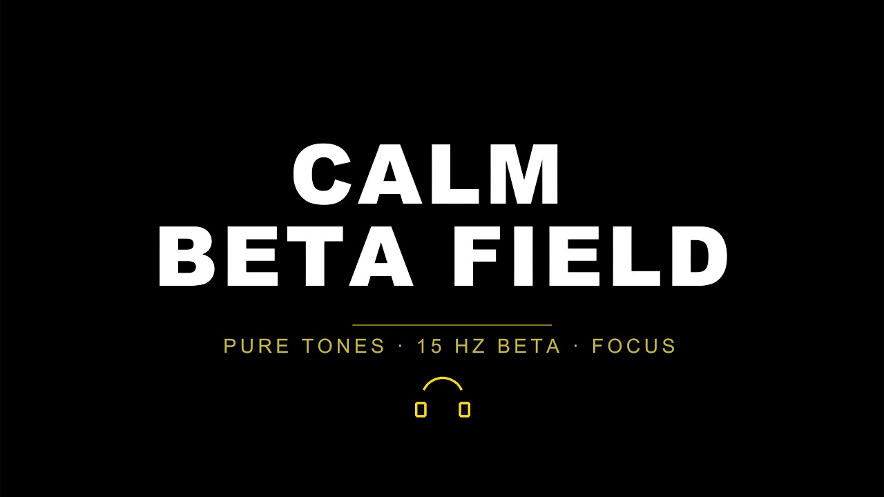 Binaural Beta Waves: Calm Productivity (Only Tones)