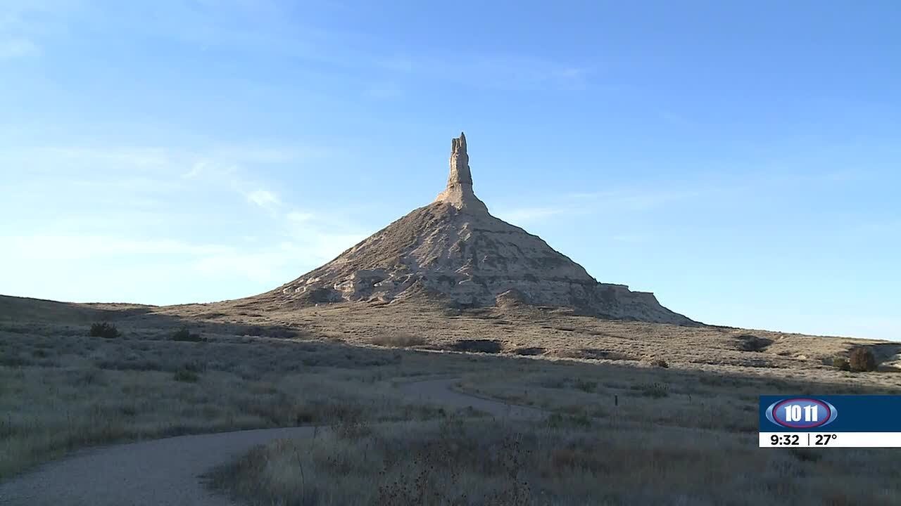 Walk to the Rock trail brings visitors closer to Chimney Rock