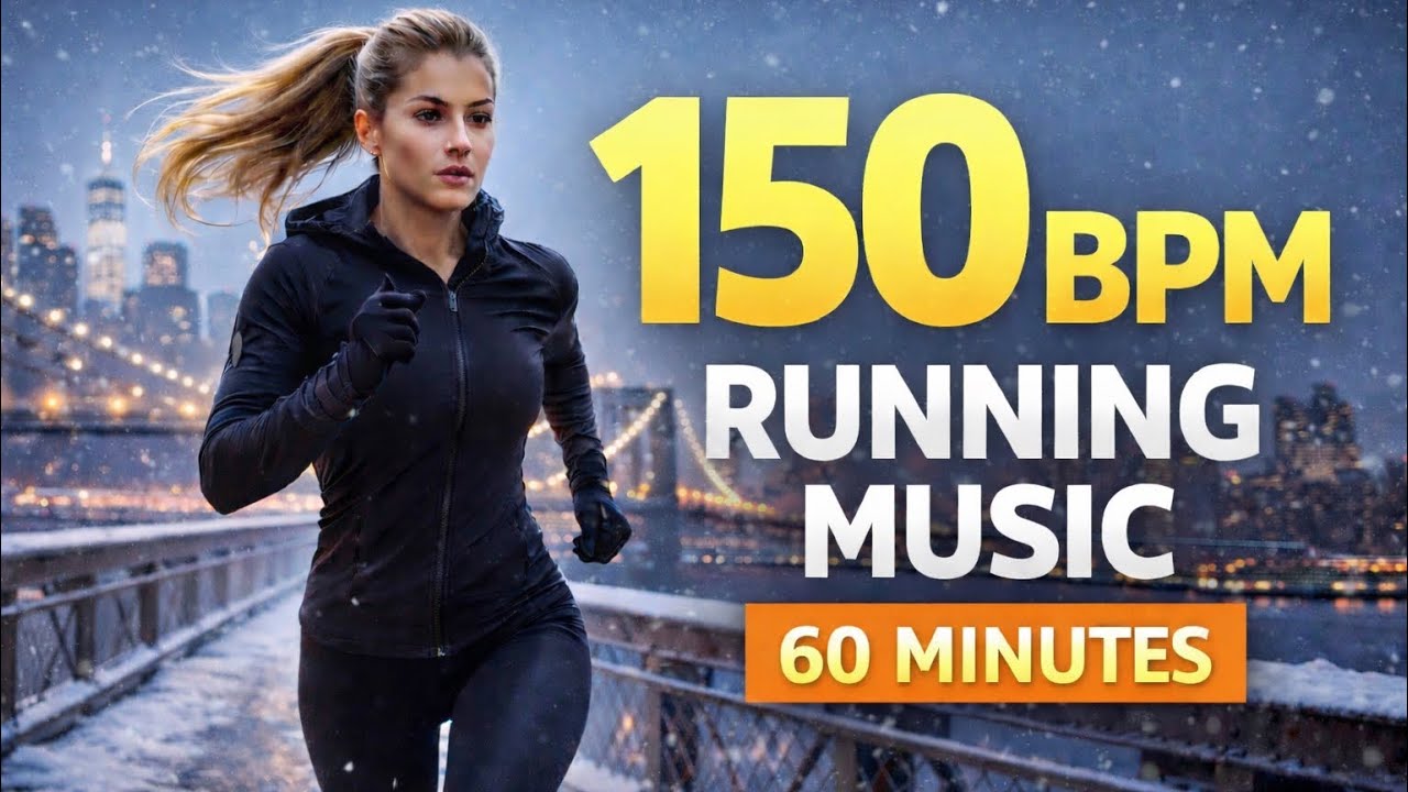 150 BPM Running Music ❄️ | 60-Minute Winter Run Mix