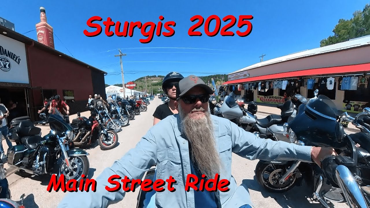 Main Street Madness! Sturgis Motorcycle Rally 2025 – Full Ride Through the Chaos!