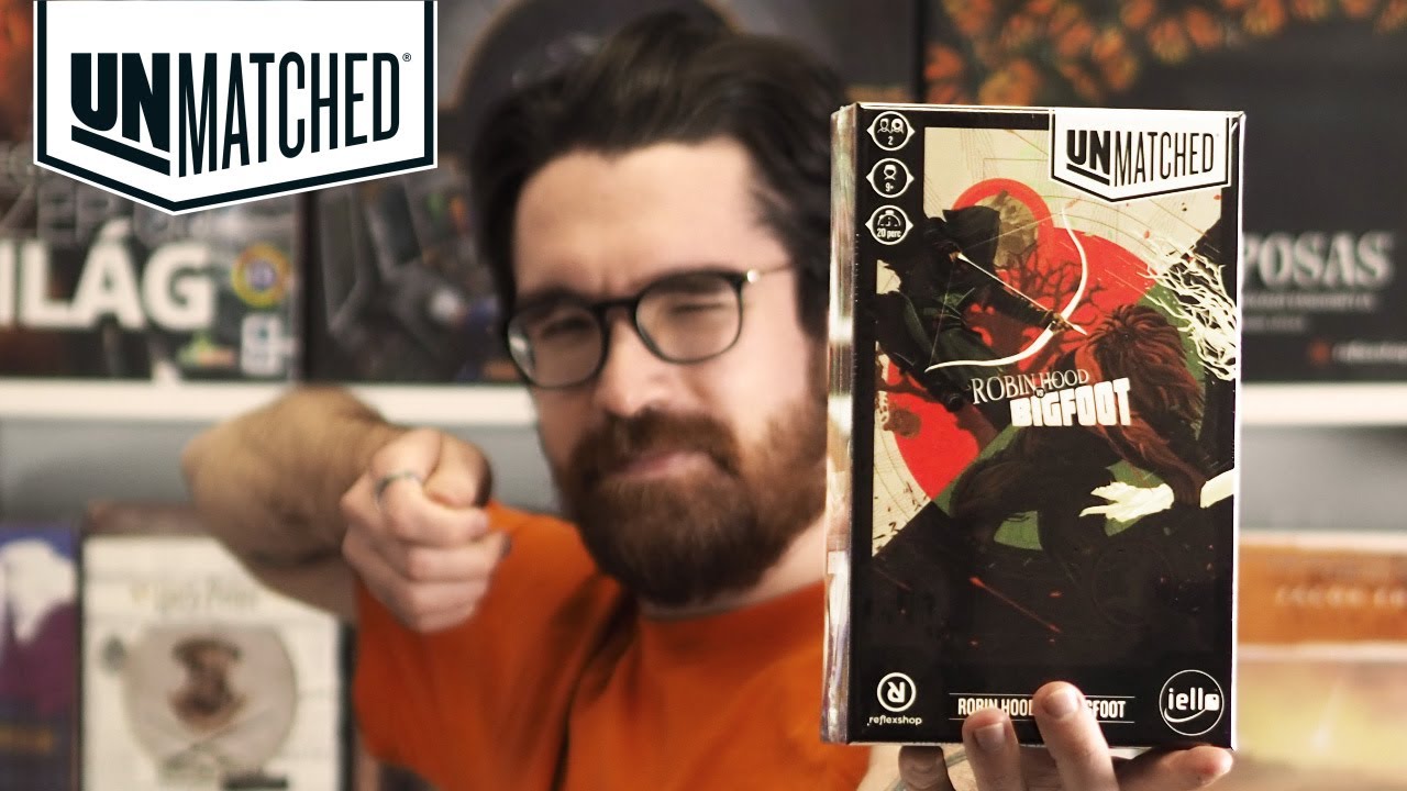 Unmatched: Robin Hood vs. BigFoot társasjáték 📦 UNBOXING