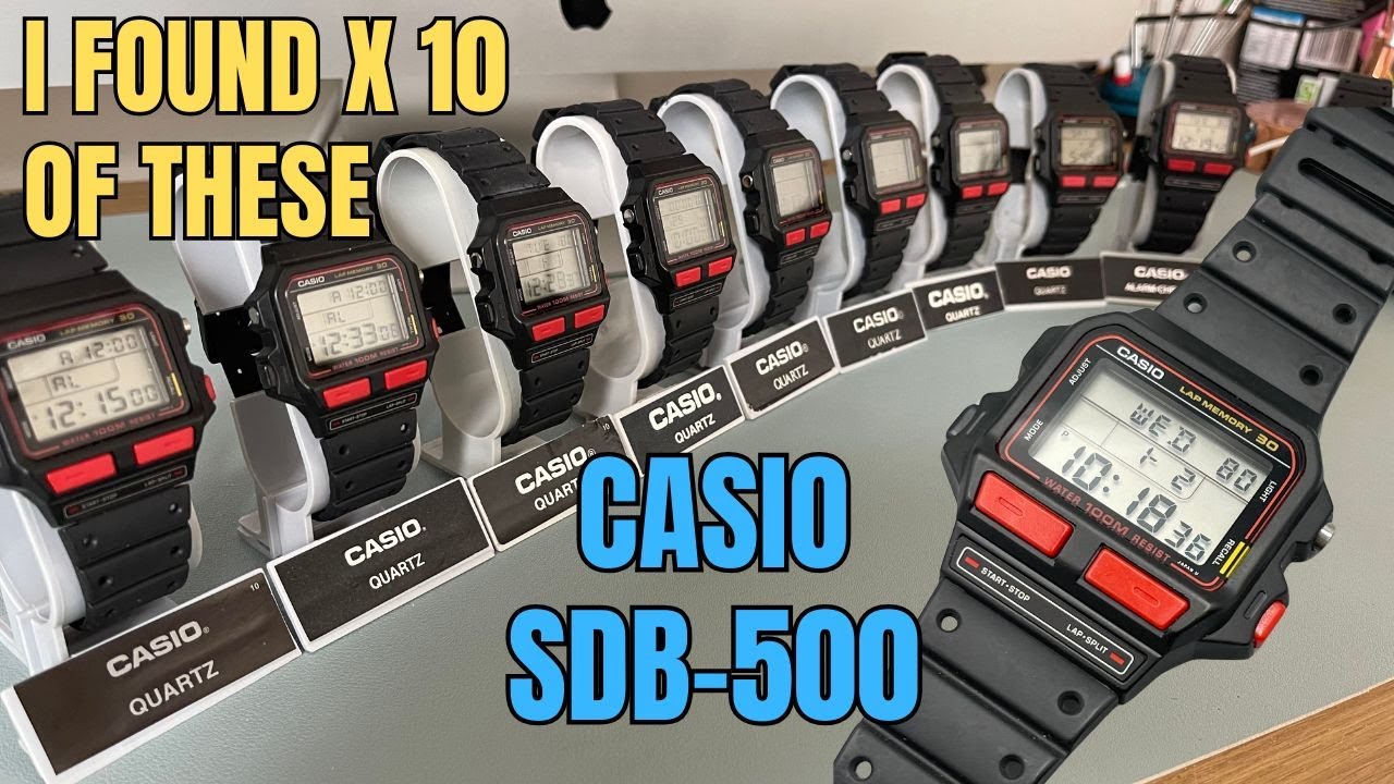 HOW LUCKY WAS I! i found lots of unused Casio SDB-500