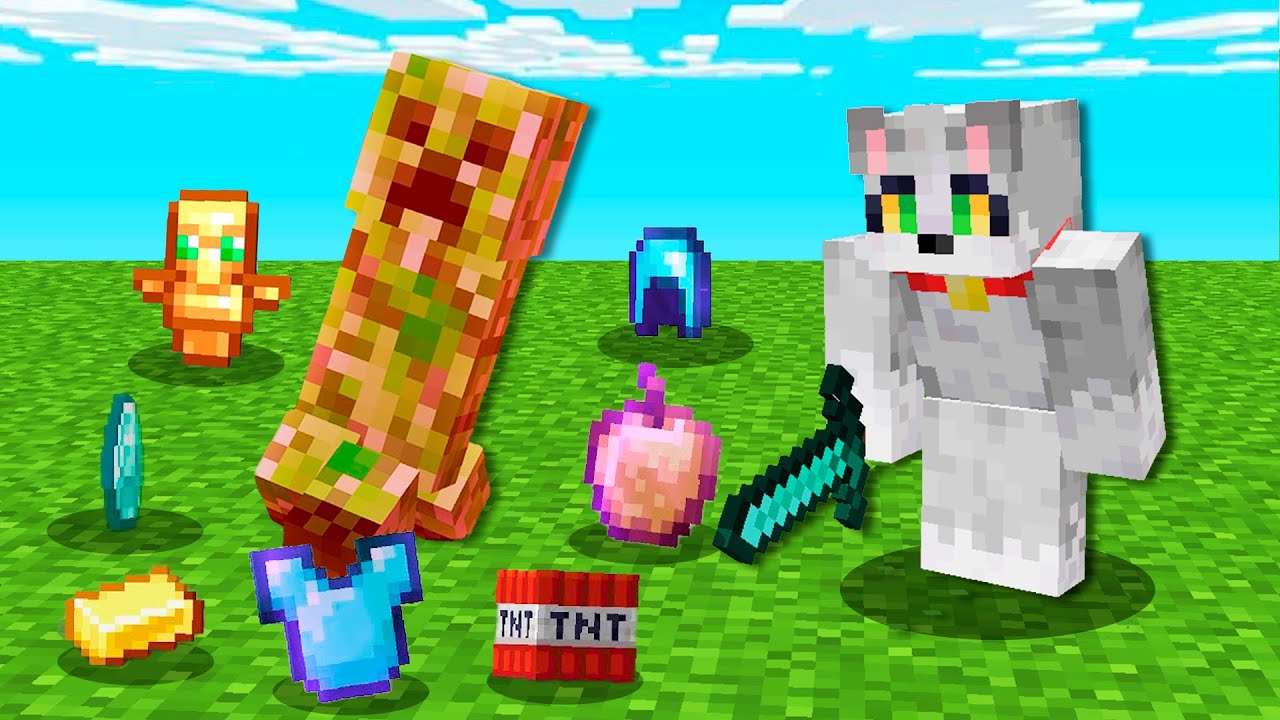 Paso Minecraft pero los MOBS dan COSAS OP 😱💎 Invictor y Acenix