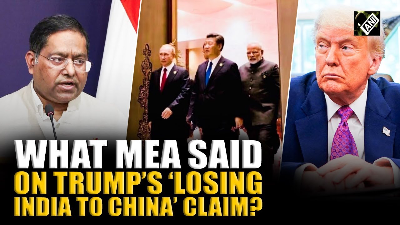 MEA has a reply to Trump’s viral ‘losing India to deepest, darkest China’ post| Watch