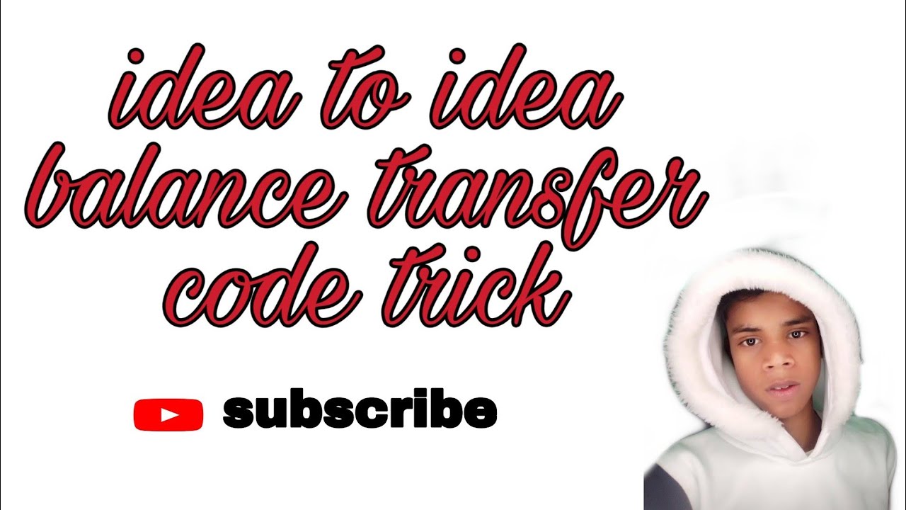Idea balance transfer idea to idea code trick