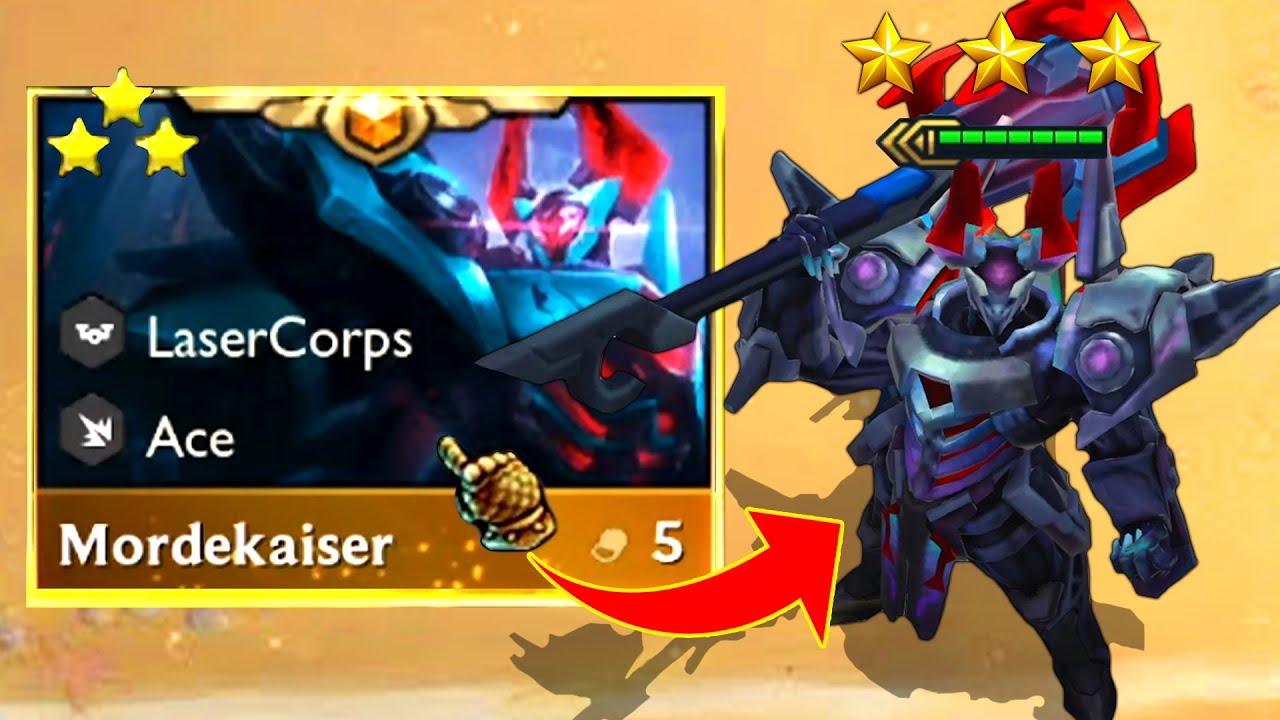 Mordekaiser go BONK! 3 Star 1v9 | TFT Set 8