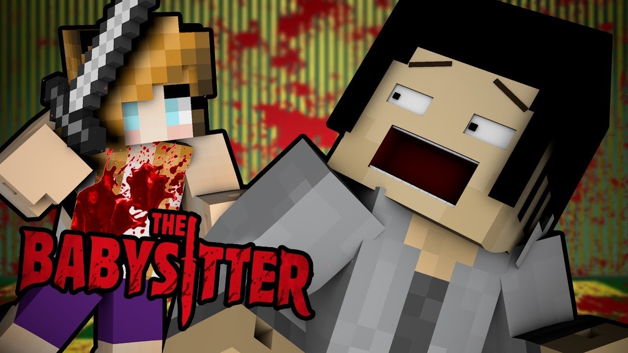 Minecraft The Babysitter - RUN! OR SHE WILL KILL YOU!! | Minecraft Scary Roleplay