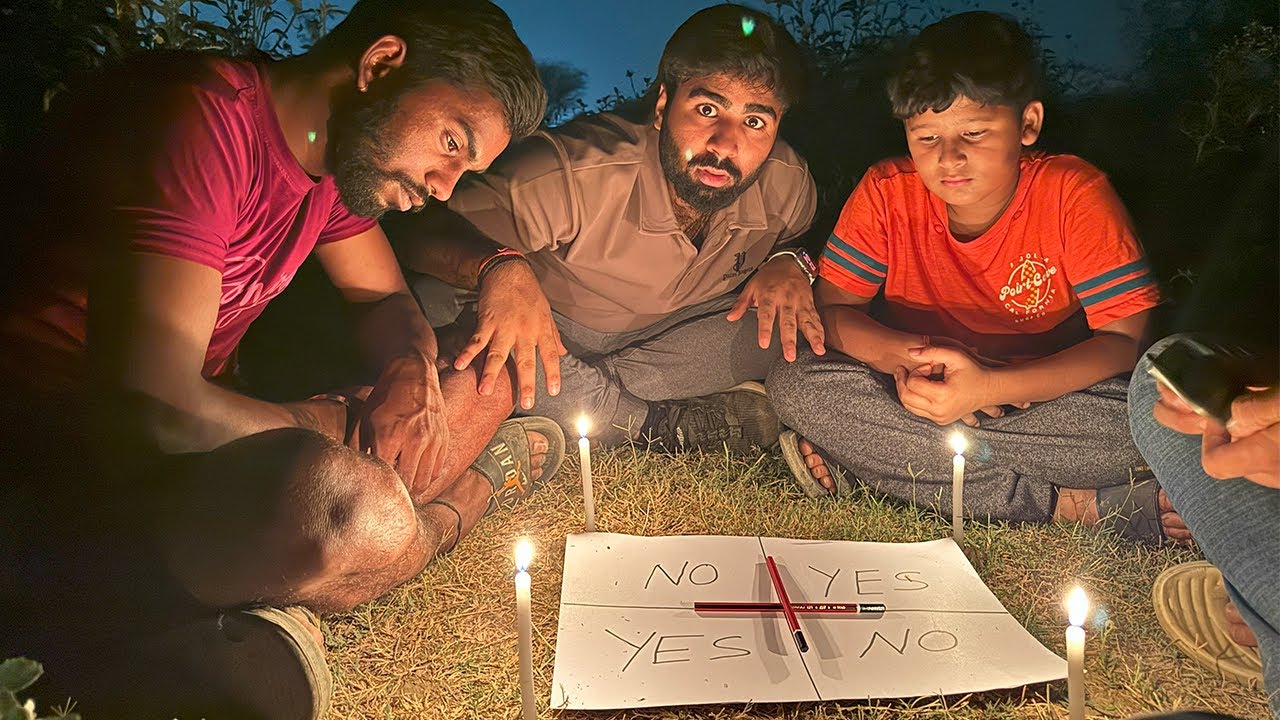 Charlie Charlie challenge at 12 AM