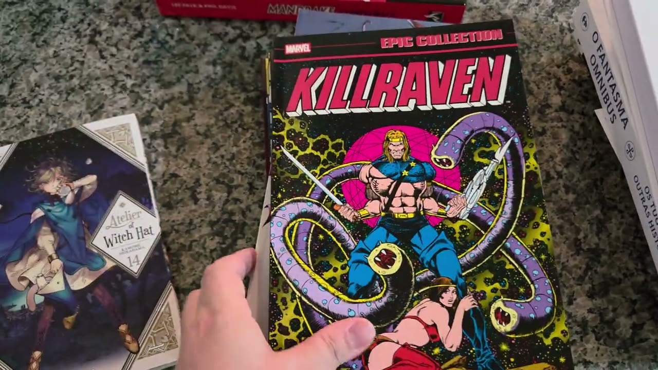 Compras 28 fevereiro 2026 Marvel DC Mandrake Fantasma 