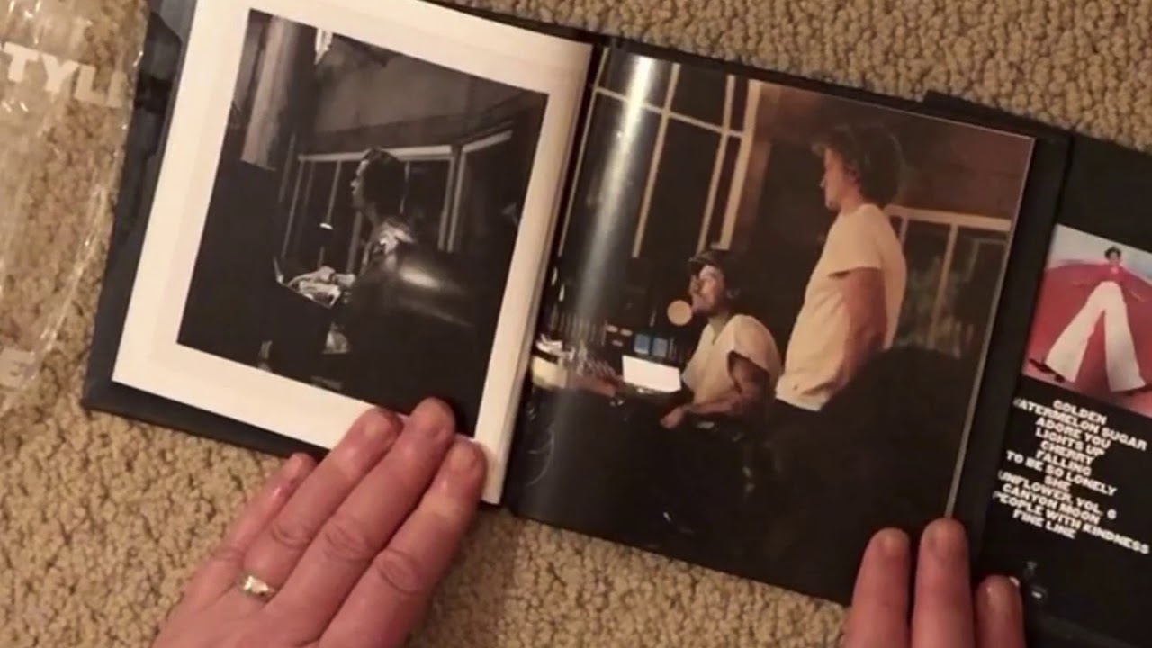 Opening a Harry Styles Fine Line Deluxe CD