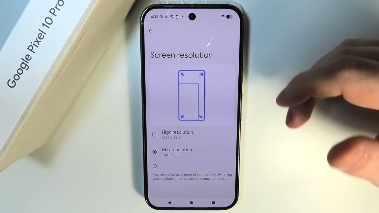What is Max Resolution On Google Pixel 10 Pro